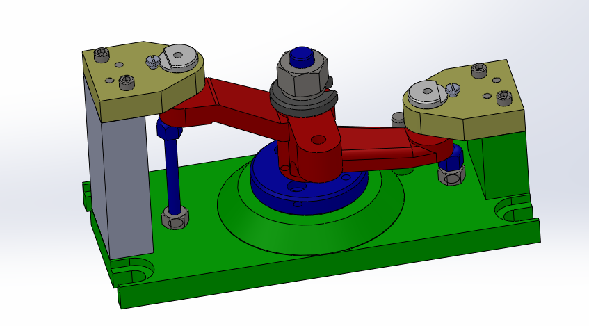 KS602N-等臂杠杆加工工艺及钻2-φ8H7孔夹具设计[含SW三维图]
