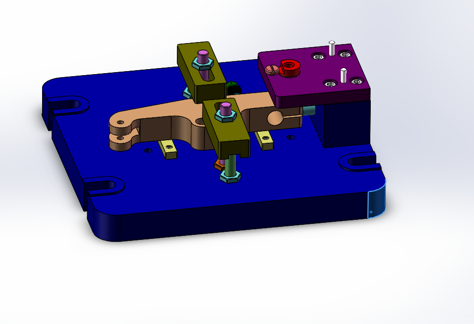 KS608E-左摆动杠杆加工工艺及钻M10,φ12孔夹具设计[含SW三维图]