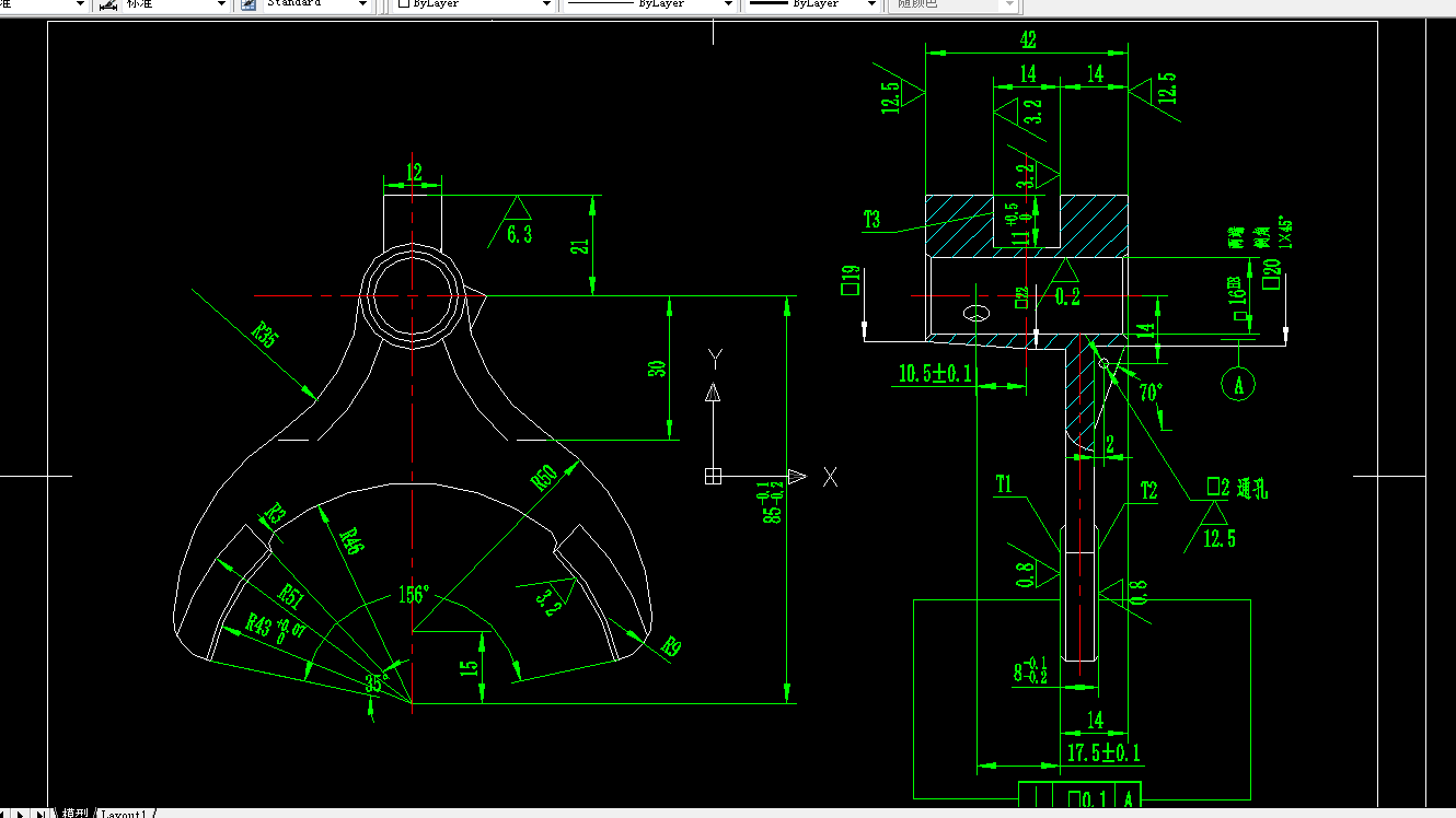 KS611B-换挡叉零件的加工工艺及钻16H8孔夹具设计