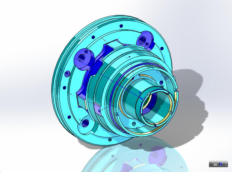 KS613A-活塞的机械加工工艺及夹具设计【钻4孔+铣5槽】-含SW三维图
