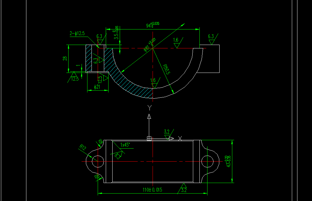 W255-连杆体零件的工艺规程及铣上下面的工装夹具设计-孔距110