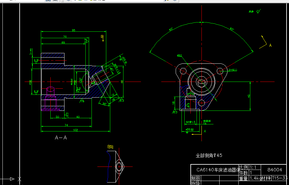 J087-CA6140车床滤油器工艺及钻φ11孔夹具设计
