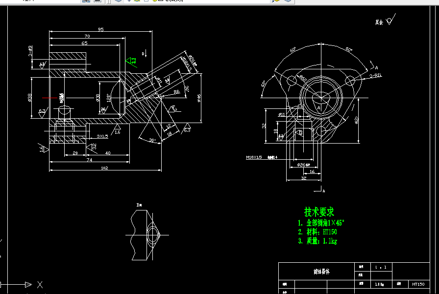 KS657F-CA6140车床滤油器体加工工艺及夹具设计【车+斜孔】