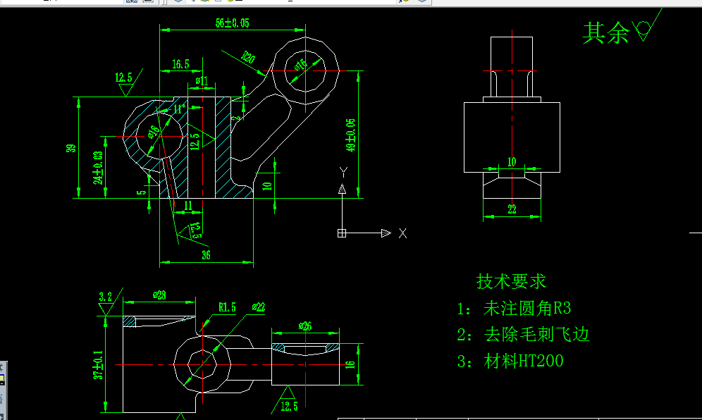 KS659D-气门摇臂轴支座加工工艺及铣28端面夹具设计