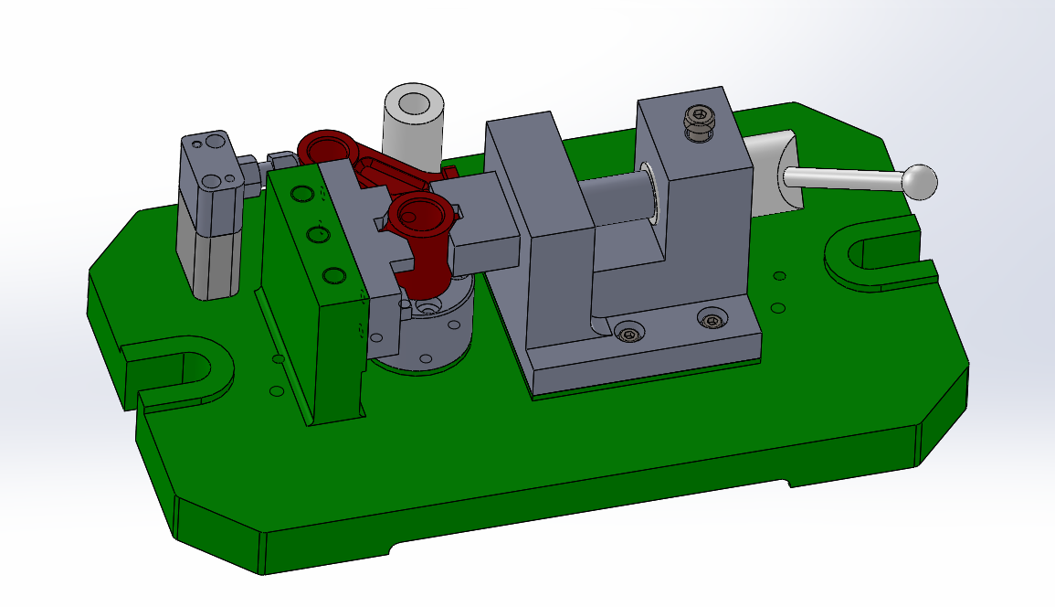 KS659K-气门摇臂轴支座机械加工工艺规程及铣28凸台夹具设计[含三维图]