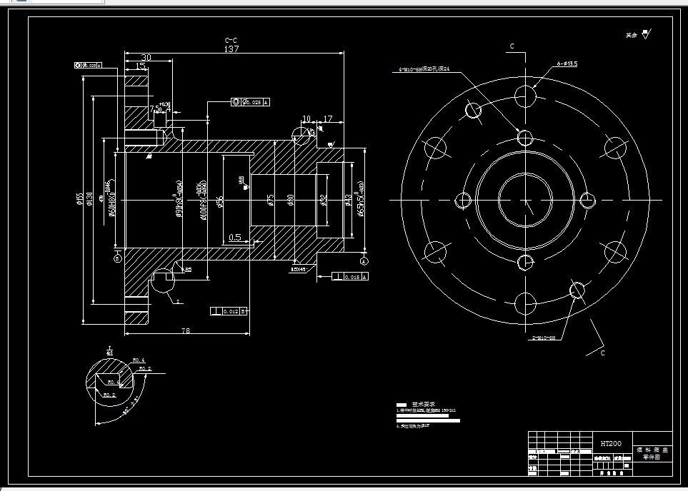 KS671L-填料箱盖的加工工艺及钻6-φ13.5孔夹具设计