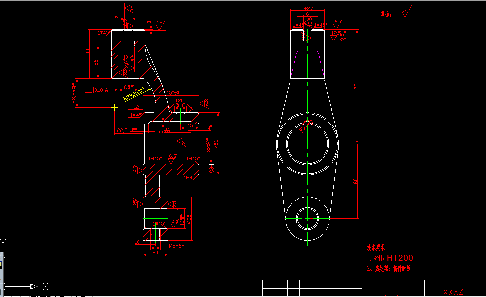 L024-推动架加工工艺及钻6孔夹具设计