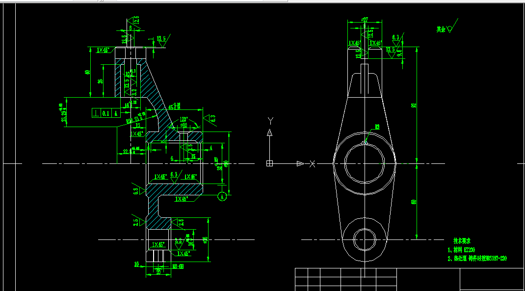 X019-推动架加工工艺规程设计及钻M8孔专用夹具设计