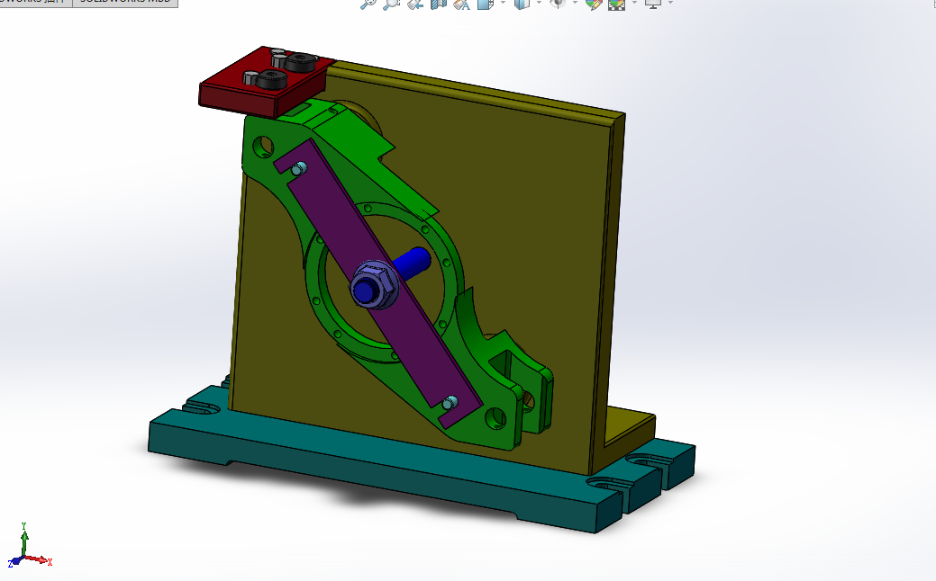 W300B-拨叉加工工艺及钻8孔夹具设计[含SW三维图]