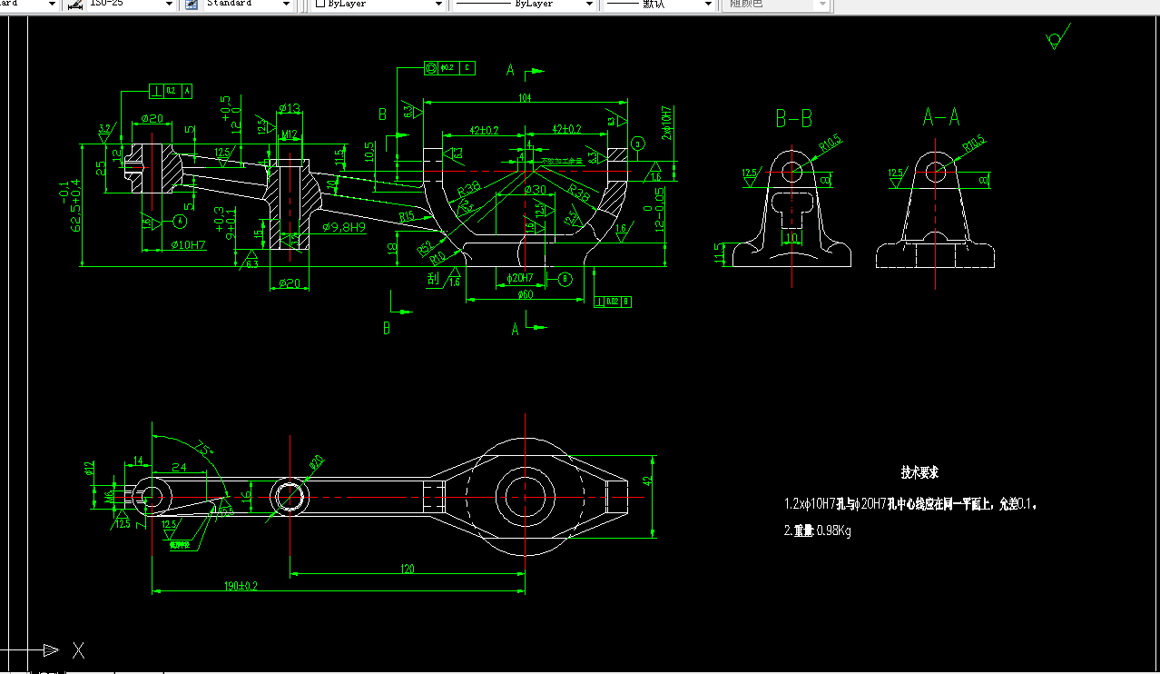 W082B-拨叉加工工艺及铣R10.5两侧面夹具设计
