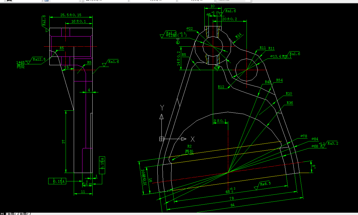 KS725E-换挡拨叉加工工艺及铣φ5孔端面台阶夹具设计