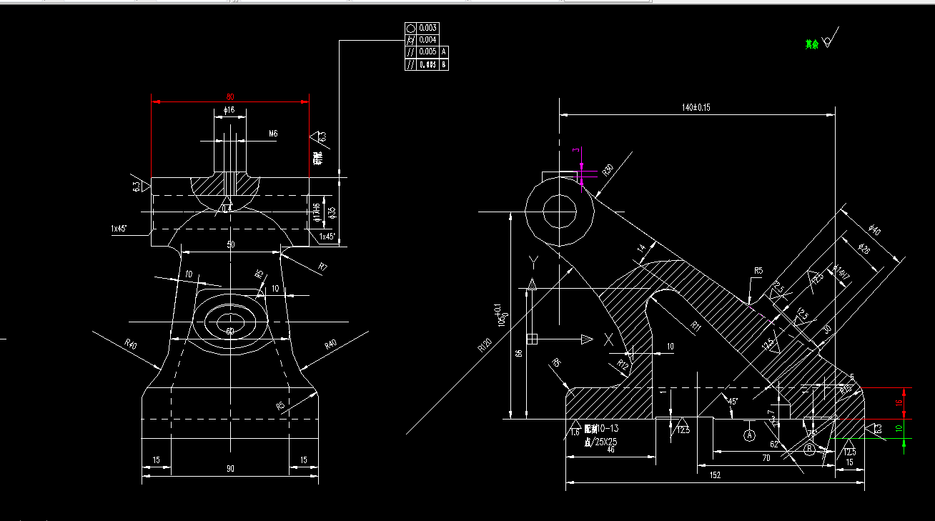 KS731G-尾座体支架B加工工艺及铣尺寸16铣床夹具设计-铣底面