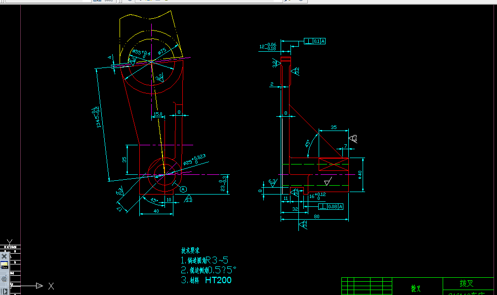 J057-CA6140车床拨叉[831006]工艺及铣16槽夹具设计