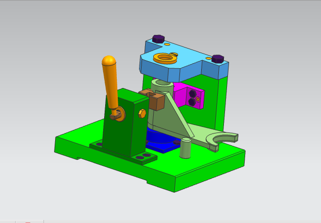 KS48-CA6140车床拨叉[831006]钻25孔夹具零件造型及结构设计[含UG三维]