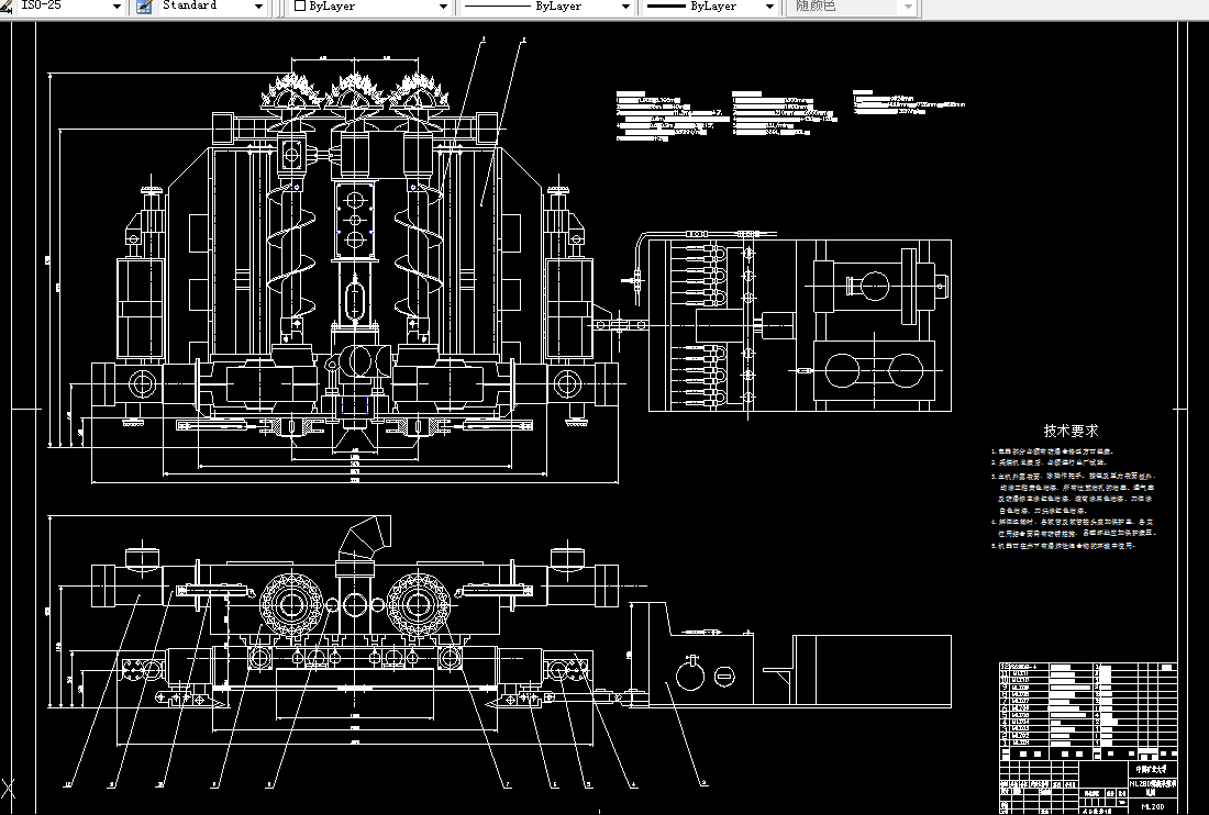 D124-ML280螺旋钻采煤机工作机构的设计