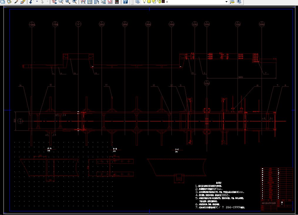 F764-城市大型公交客车底盘总体布置设计