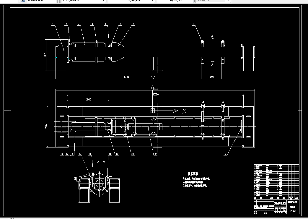 D141-8000kN立柱试验台结构设计