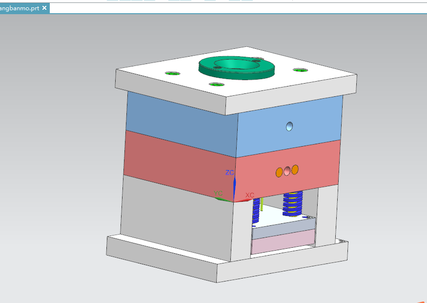F803-积木玩具的塑料模具设计[含UG三维图]