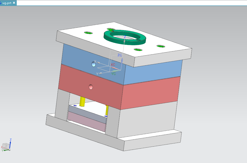 F813-玩具火车零件的模具设计[含UG三维图]