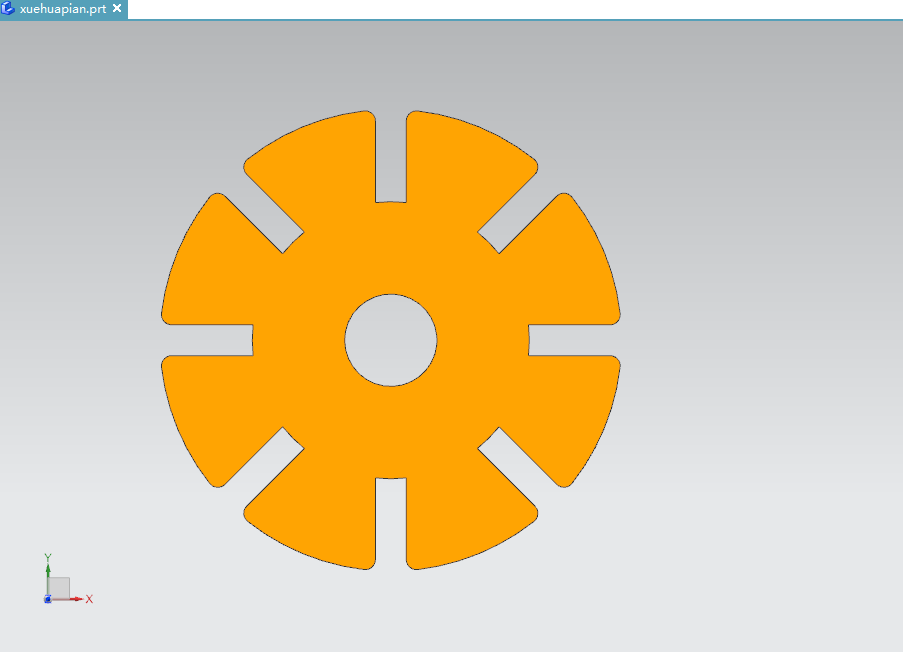 F815-雪花片零件的Moldflow模流分析[含UG三维图]