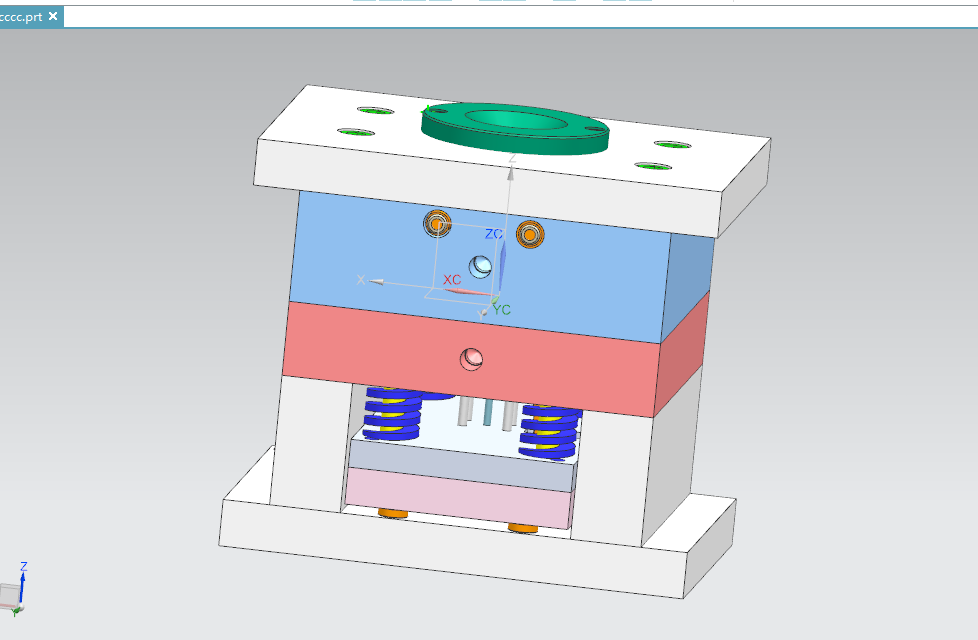F828-机智注塑模具设计-盒盖60X50X20中间带孔[含UG三维图]