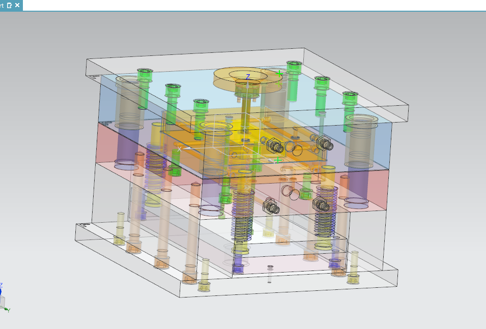 F837-玩具手机外壳注塑模具设计[含UG三维图]