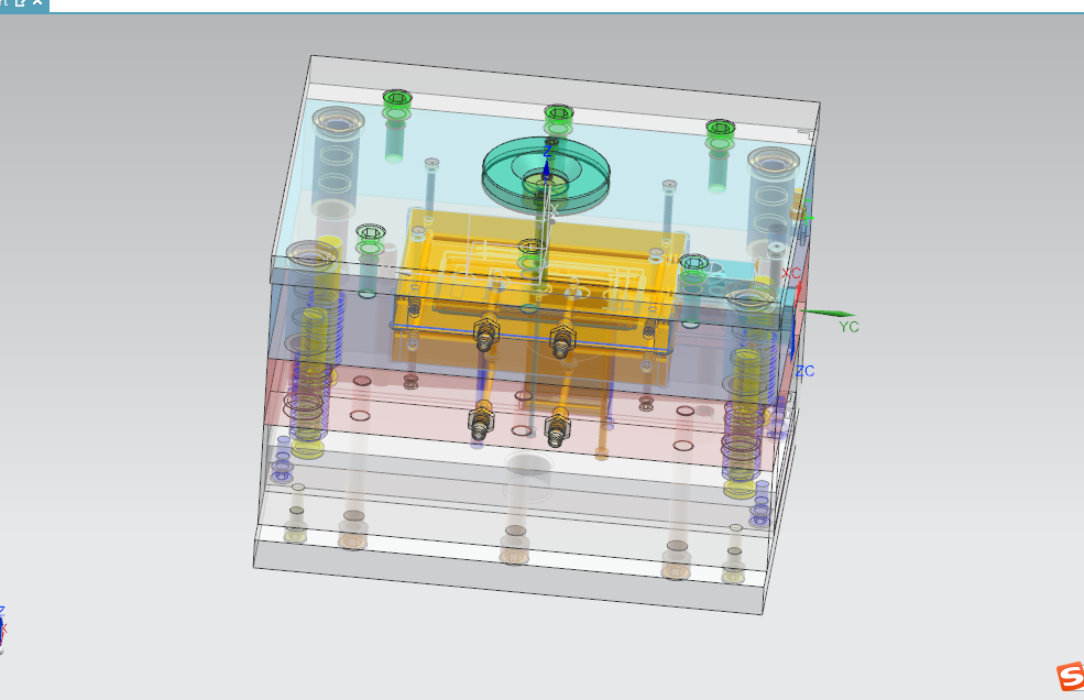 F839-小虎手机外壳注塑模具设计[含UG三维图]