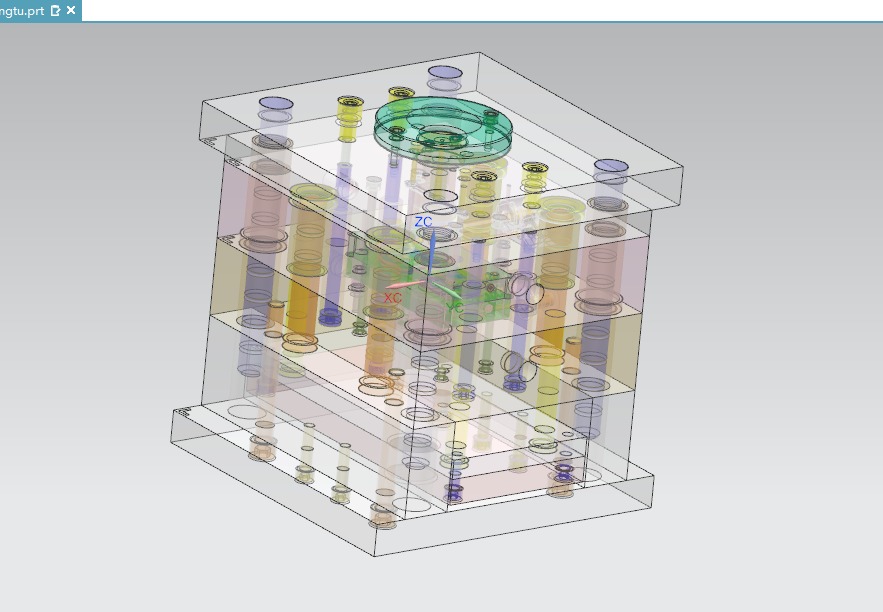 F848-玩具熊碗垫塑料模具设计[含UG三维图]