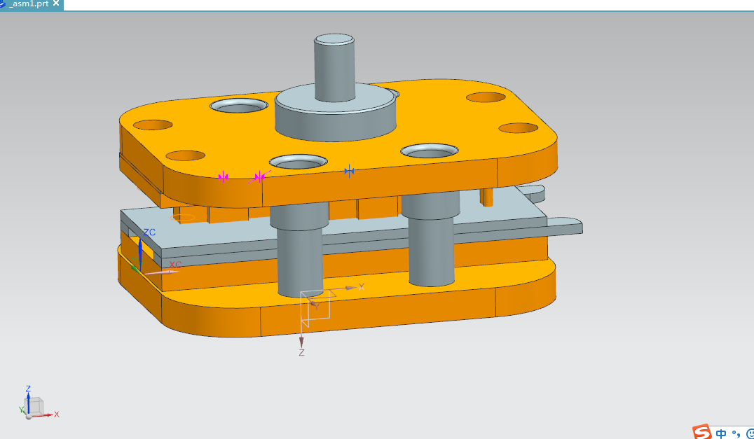 F851-多边形垫片的冲裁模设计[含UG三维图]长96