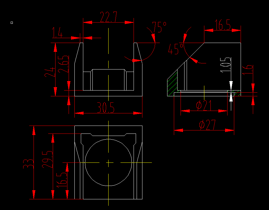 G015-显微镜左右棱镜座压铸模设计