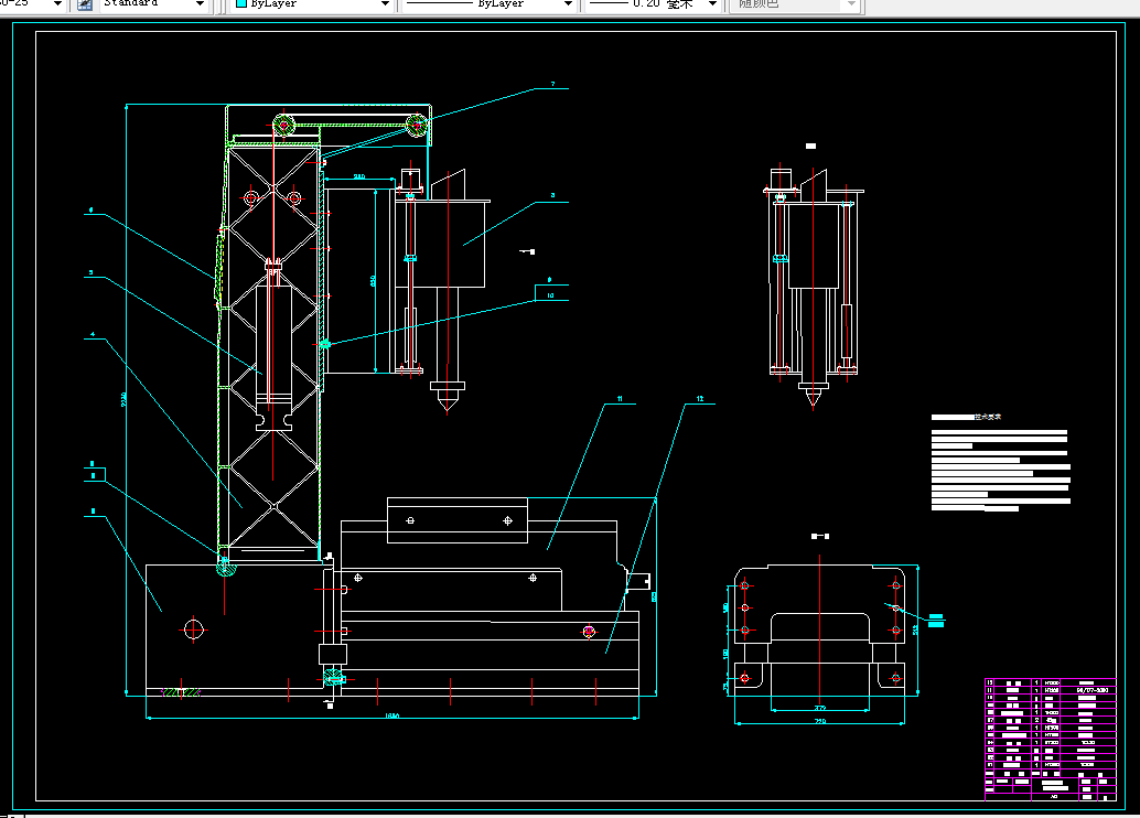 G131-300X400数控激光切割机设计
