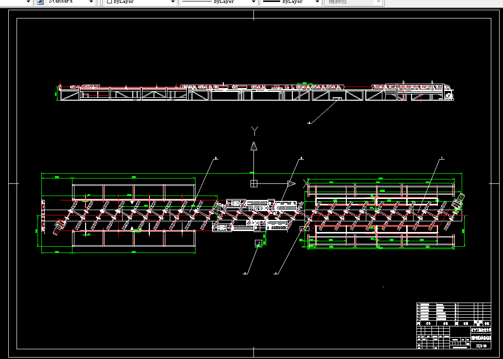 G163-四杆中频数控淬火机床总体及上料机构设计