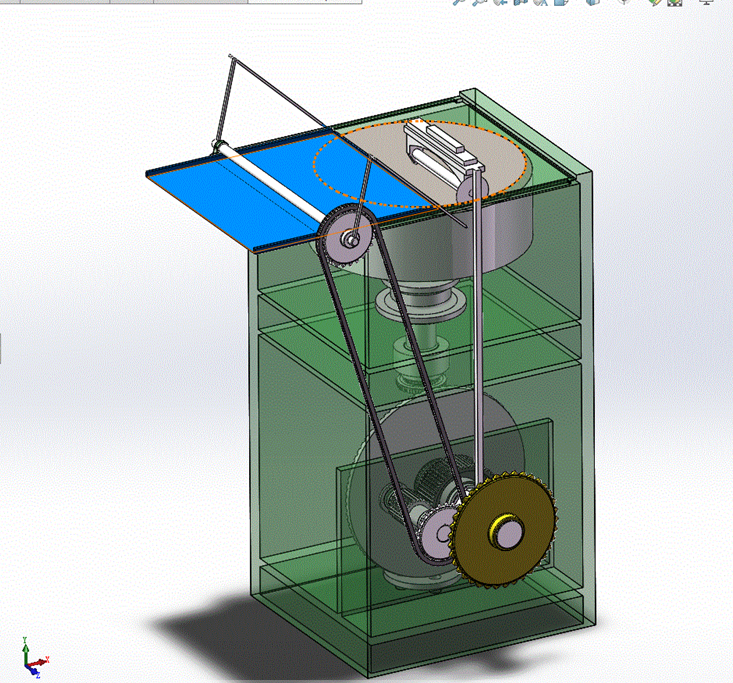 G348B-全自动煎饼机总体机械设计[含SW三维图]