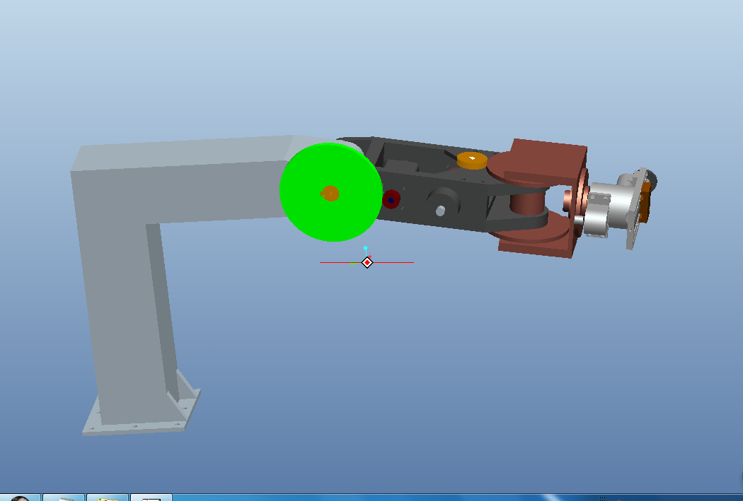 G358-机械手腕部结构设计[含Proe三维图]