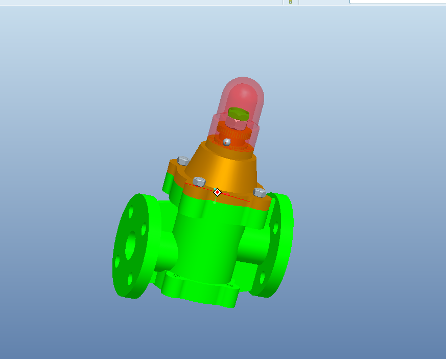 G370-溢流阀的逆向设计及三维实体仿真[含Proe三维图]