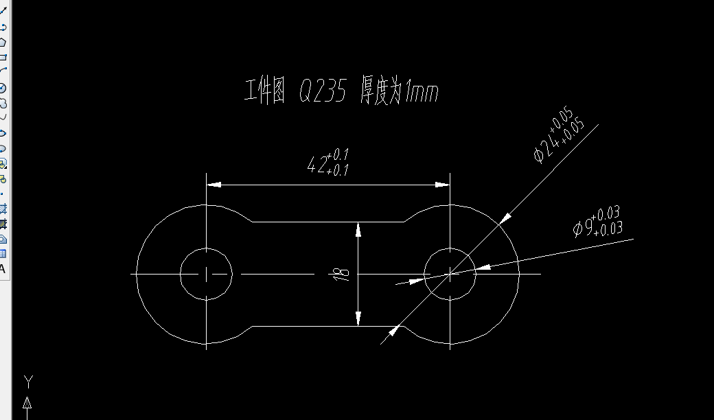 G385-链板落料冲孔复合模具设计