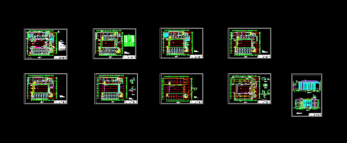 G459-衡阳师范学院外语教学楼设计-7层1.5万平米