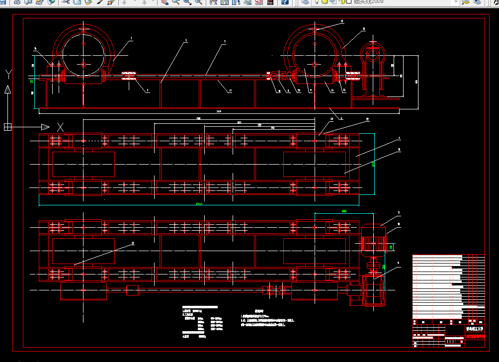 G461-100t焊接滚轮架设计