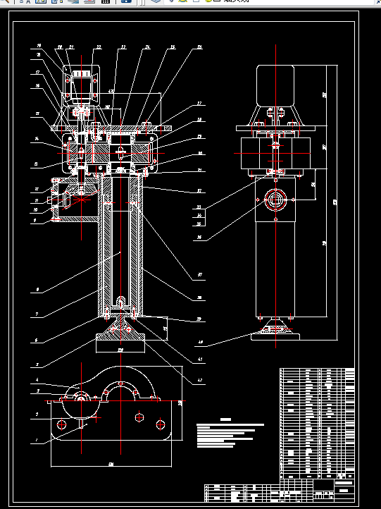 G596- GZ500型可变速电动缸设计