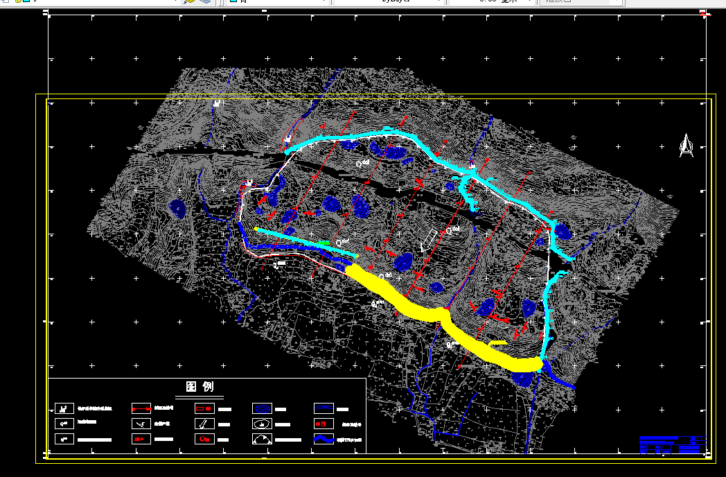 D225-开县封乐镇李家坪滑坡治理设计