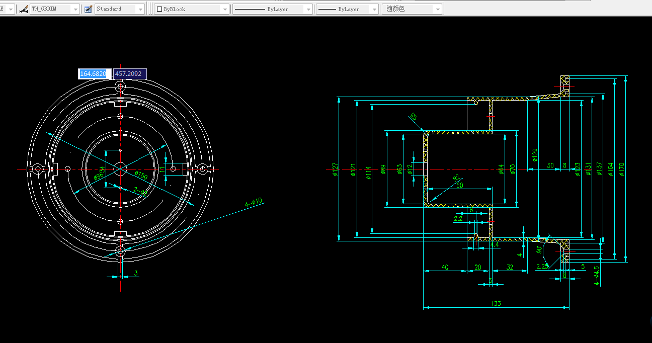 H044-台灯灯座注射模具设计与制造