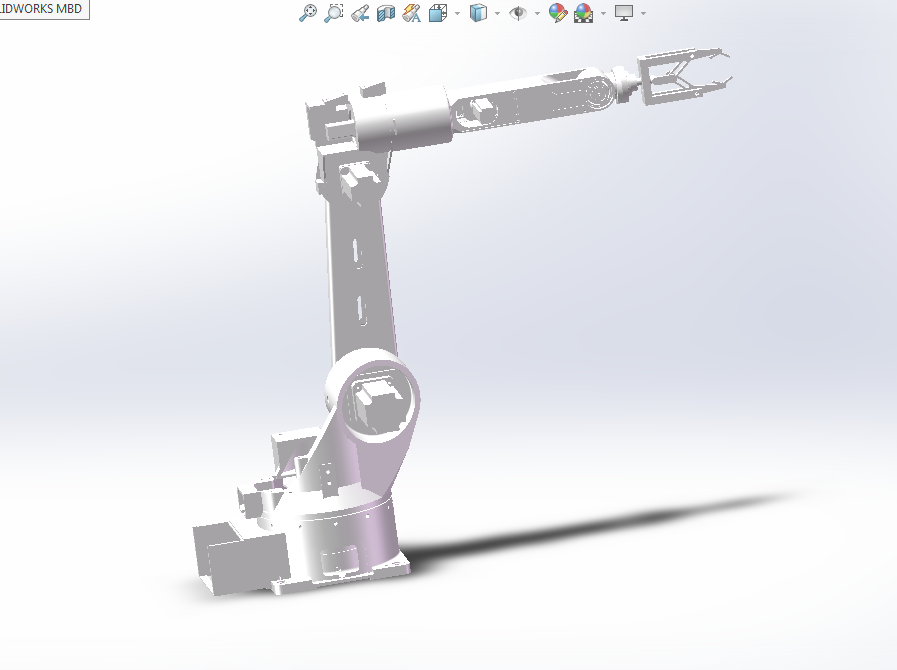 H227-五自由度机器人机构设计[含三维图]