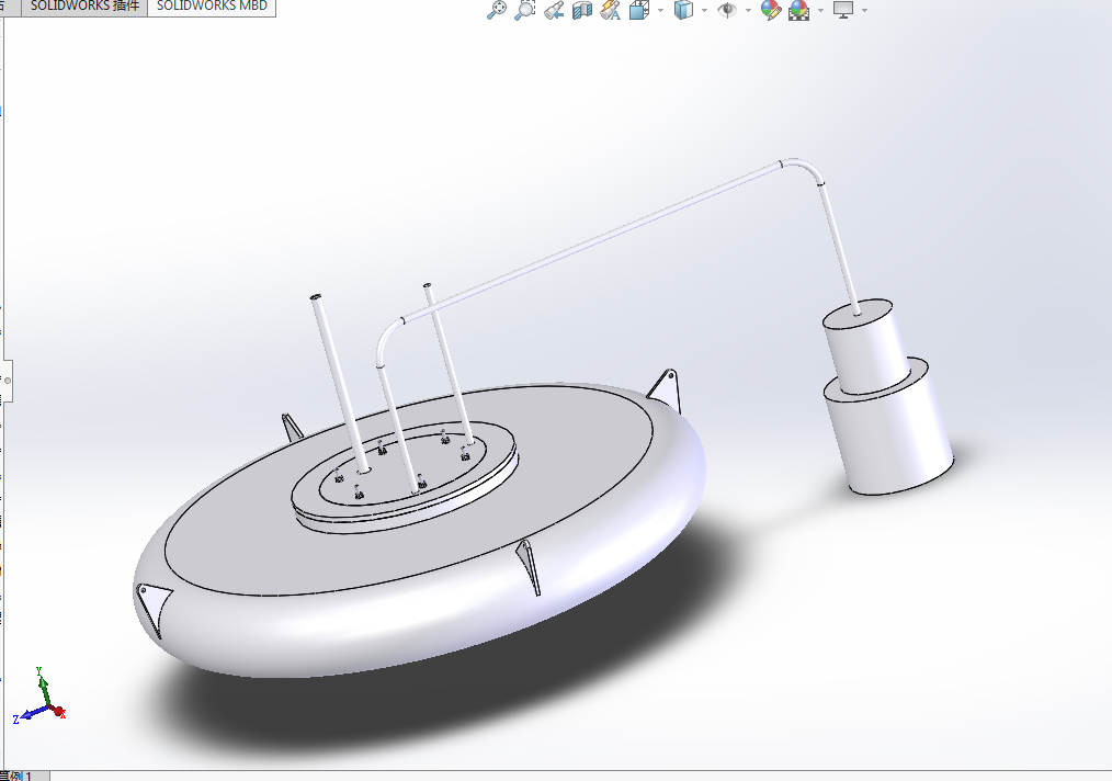 H228-刑侦物证采集系统--水下物证搜寻装置的设计和实现[含SW三维图]