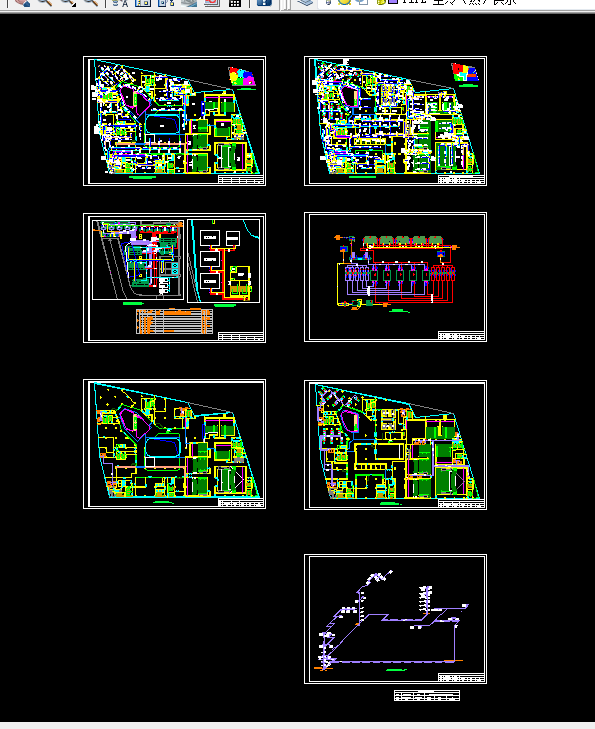 H258-昆山凤凰广场裙房5~6F暖通系统设计-