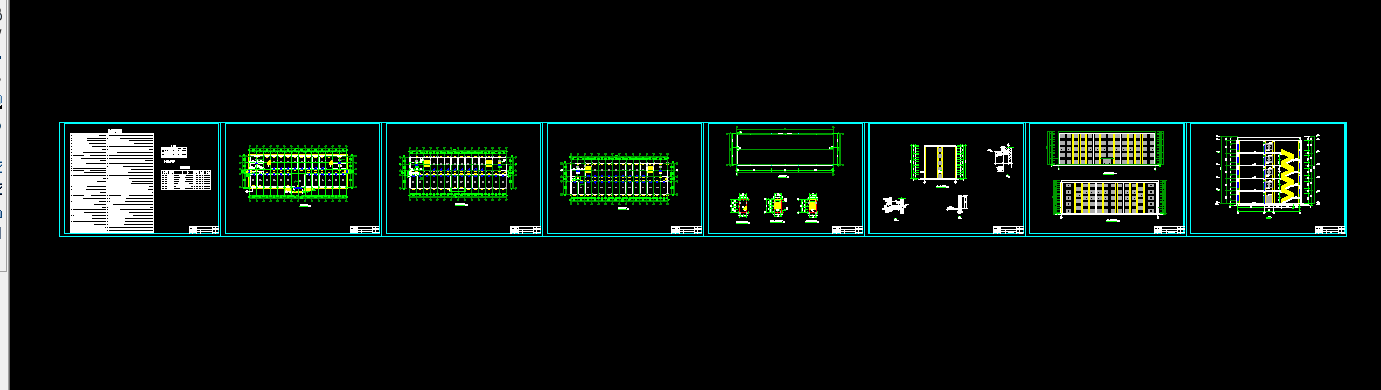 H289-洛阳市第三中学学生宿舍楼建筑与结构设计-5层4200平米