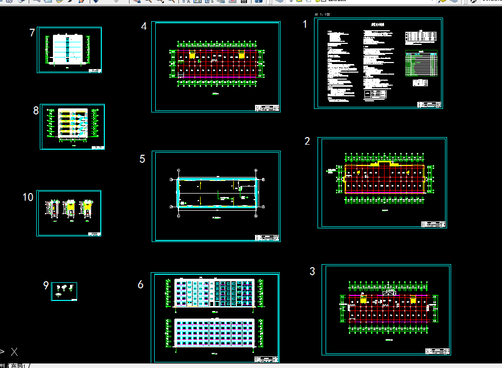 H291-洛阳市第十九中学学生宿舍楼建筑与结构设计-5层5千平米