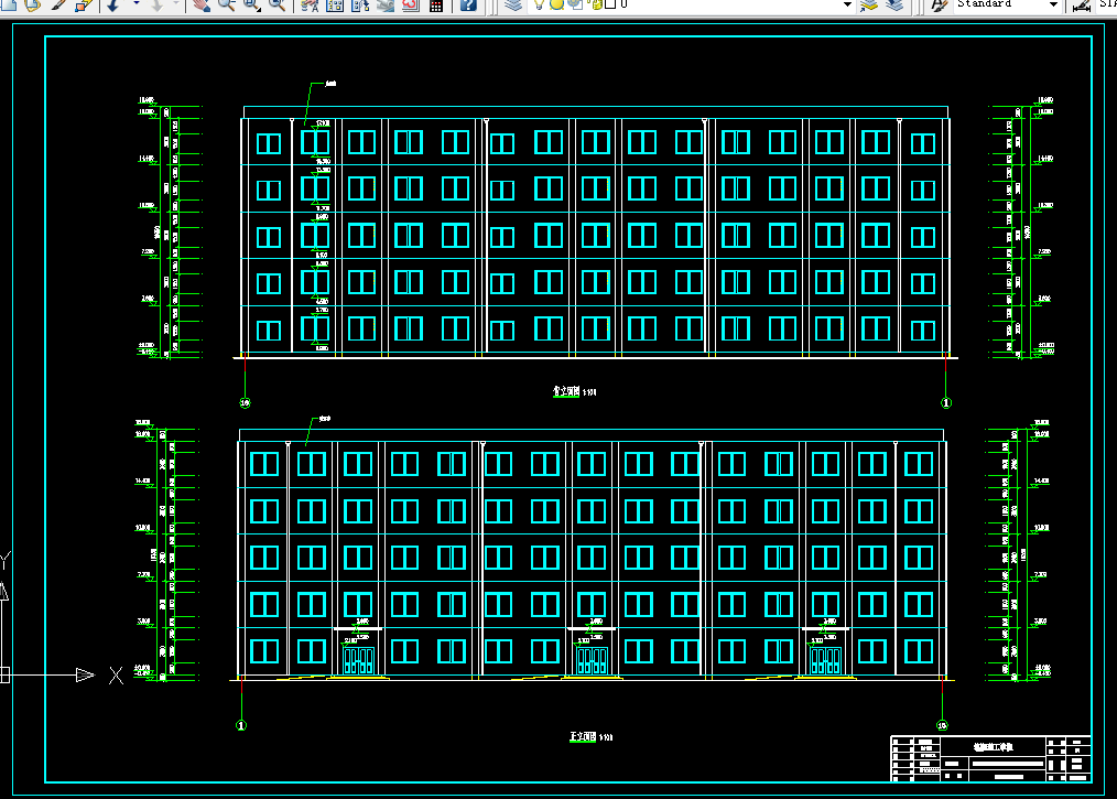 H293-孟津县第二高级中学学生宿舍楼建筑与结构设计-5层4400平米