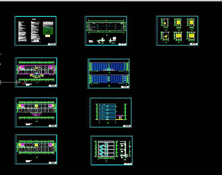 H295-孟津县建筑公司办公楼建筑与结构设计-4层4600平米