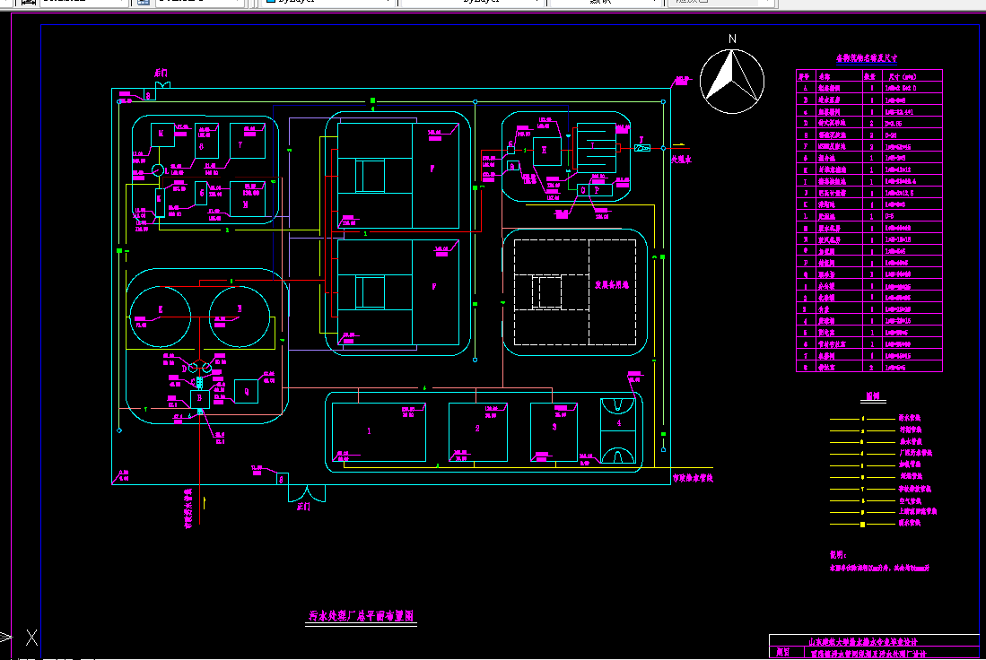 H332-西岗镇污水管网规划与污水处理厂设计