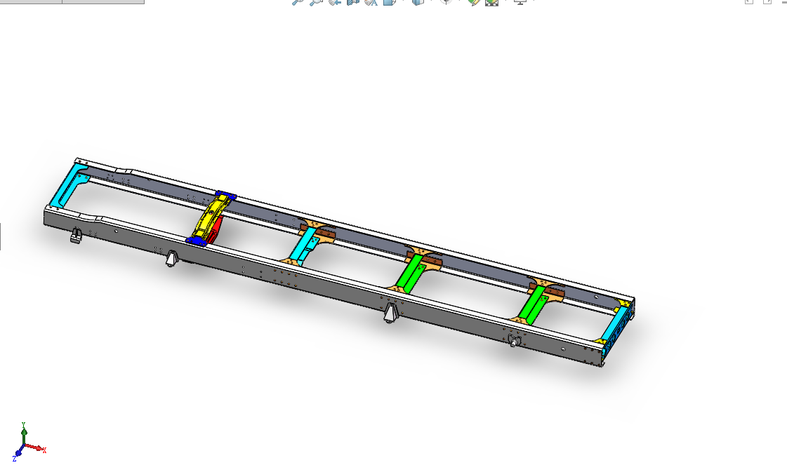 H393-中型货车车架设计【含三维图及有限元分析】